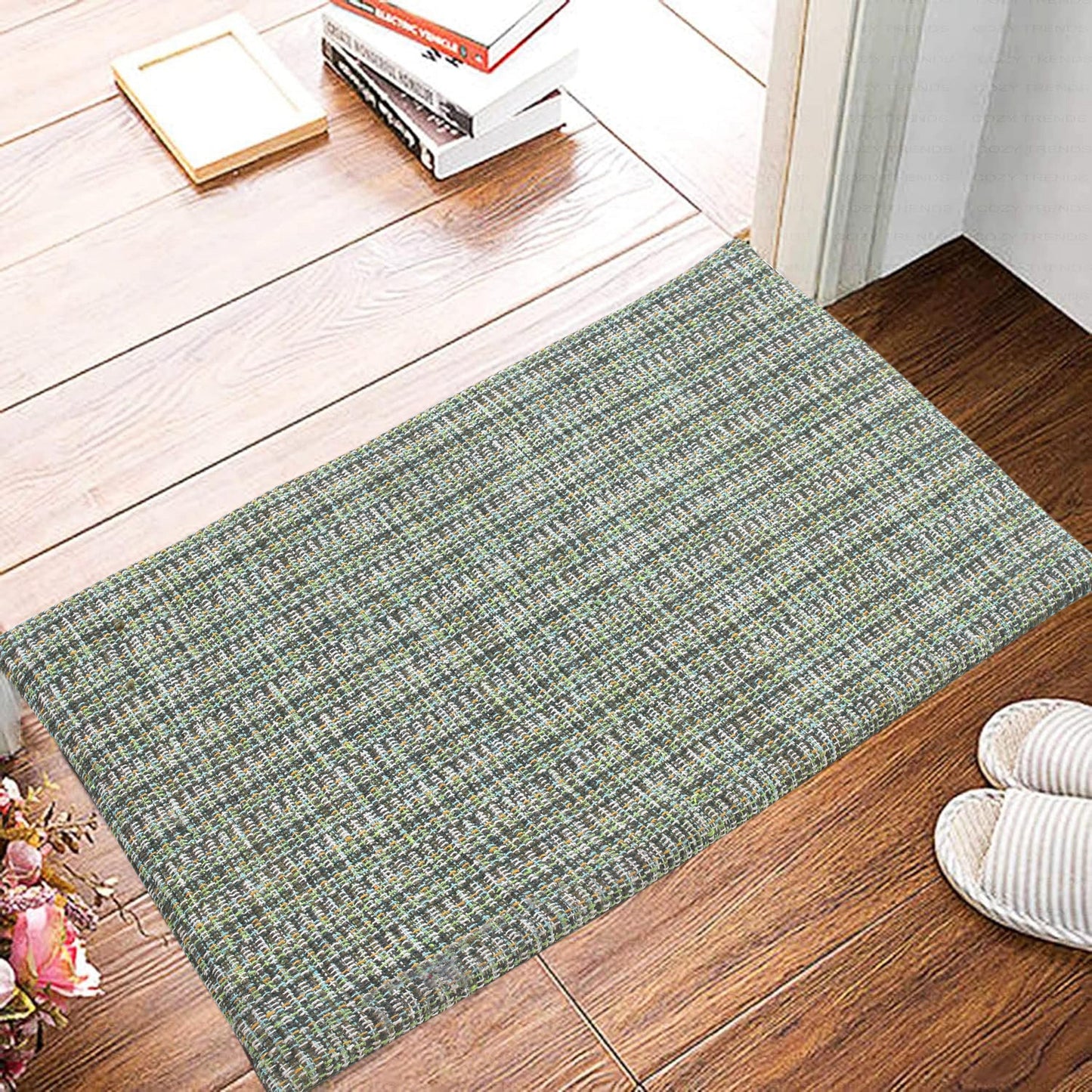 Cotton Woven Anti-Fatigue Cushioned Kitchen Mat Working Mat Rug Anti Slip ( 18''x30'') Comfort and Style