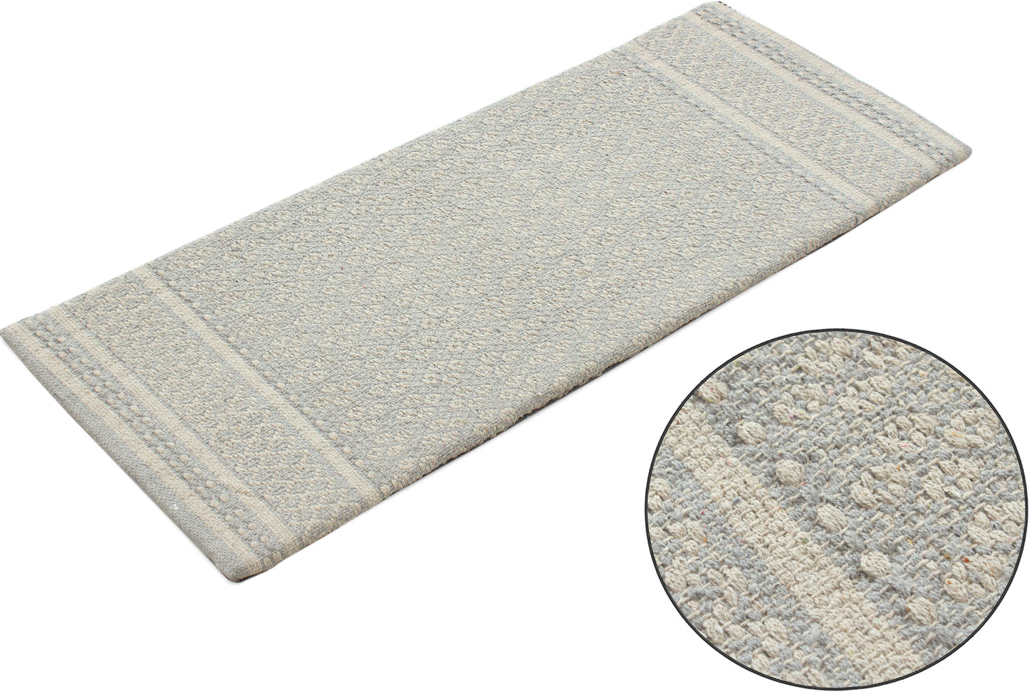 Cotton Woven Anti-Fatigue Cushioned Kitchen Mat Runner Working Mat Runner Rug Anti Slip (18''x48'') Comfort and Style