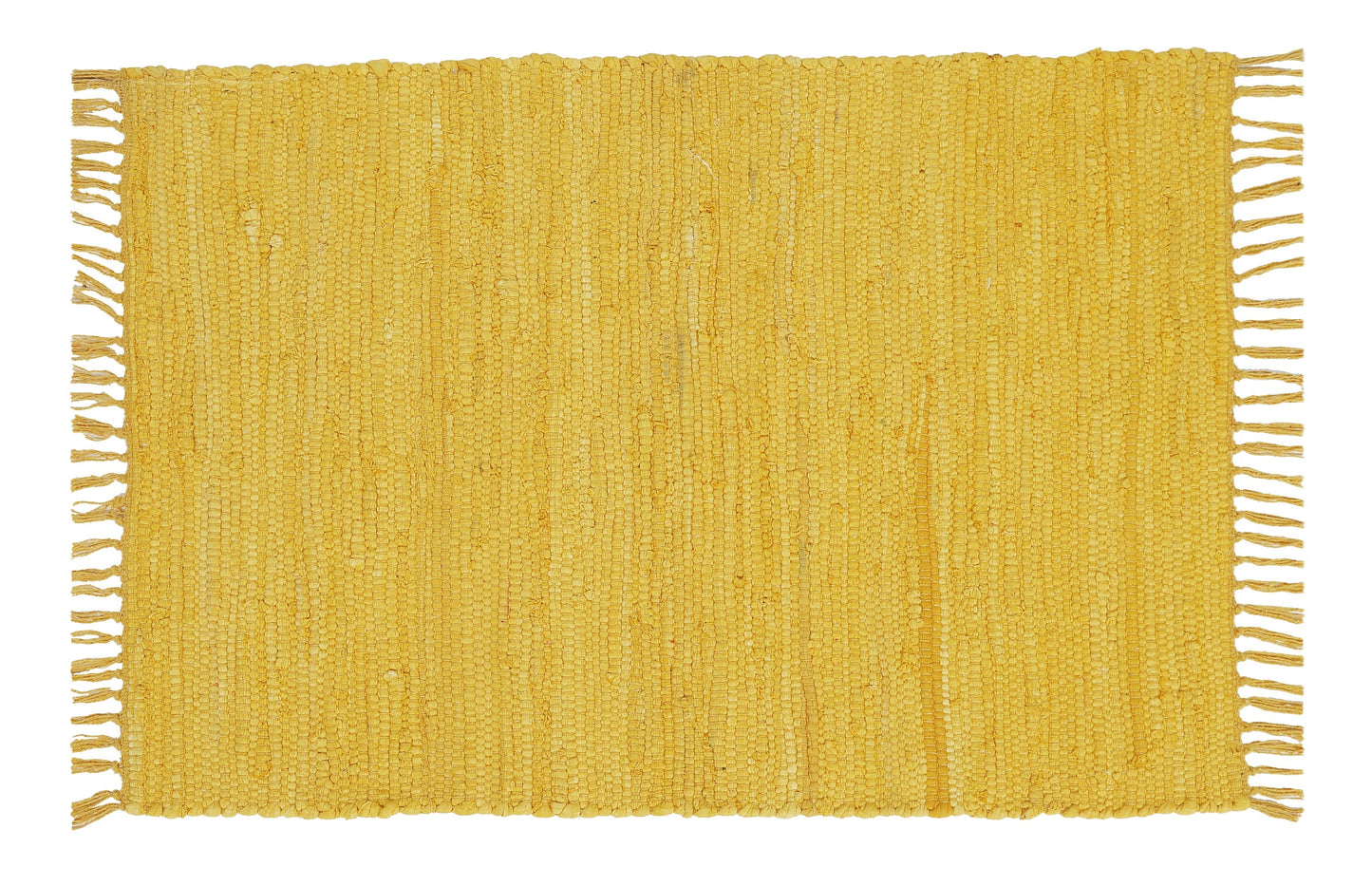 Cotton Rag Rug 24x36'' | 2x3' Multicolor Area Rugs- Hand Woven Washable & Reversible for Living Room Kitchen Entryway Throw Rug with Tassel