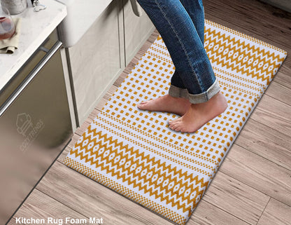 Kitchen Mat Cushioned Anti-Fatigue Kitchen Rug, Waterproof Non-Slip Kitchen Mats and Rugs Heavy Duty Comfort Foam Rug for Kitchen, Floor Home, Office, Sink, Laundry