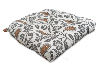 Handmade Cotton Chair Seat Pad Cushions with Ties - 16''x16'' - 3'' Thick - Comfort and Style for Your Chairs
