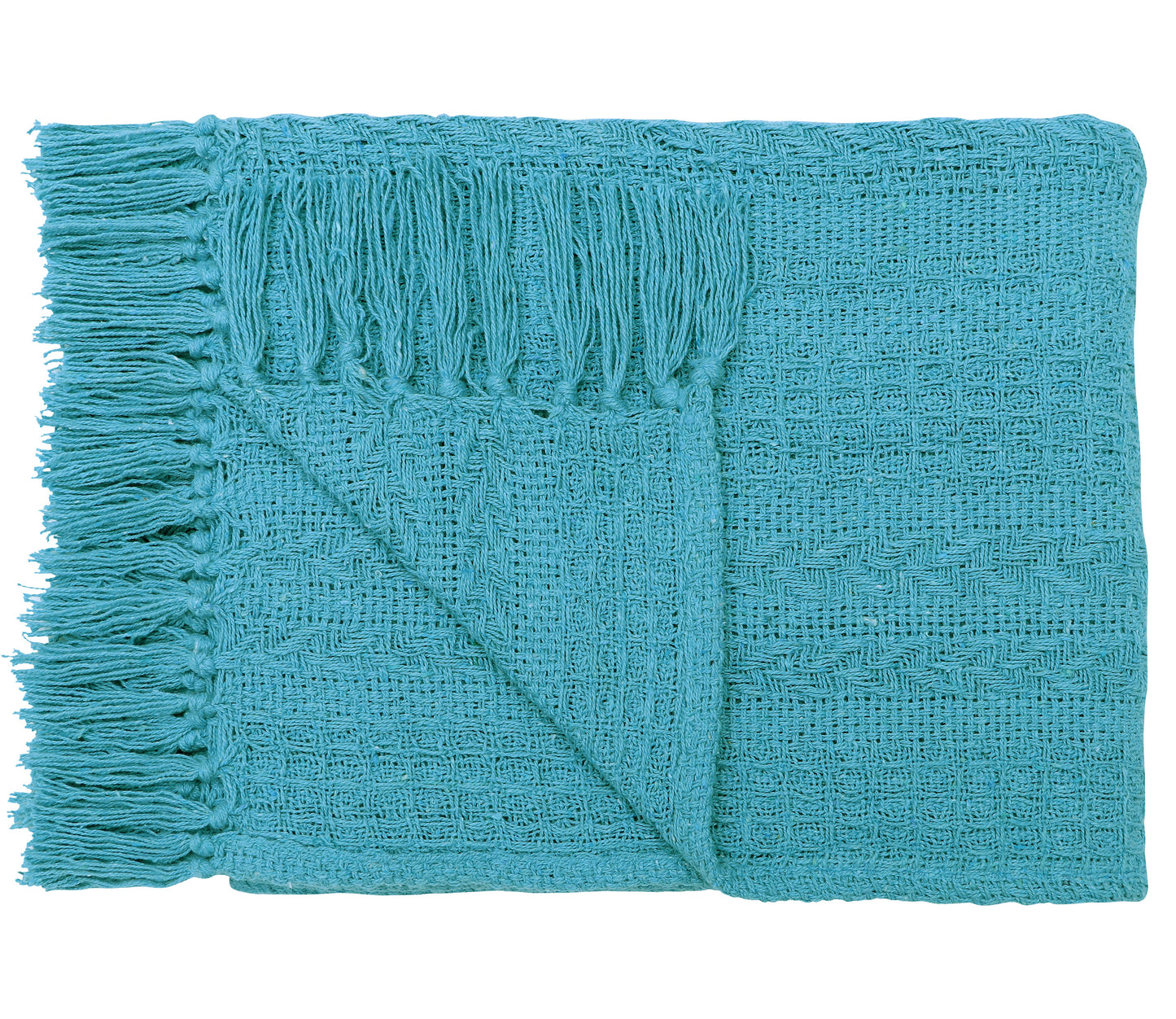Cotton Hand Woven Soft Cozy Warm Lightweight Batik Throw Blanket for Couch | Sofa | Bed | 50’’x60’’ Inches (Set of 2)