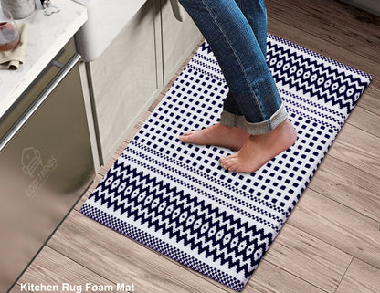 Kitchen Mat Cushioned Anti-Fatigue Kitchen Rug, Waterproof Non-Slip Kitchen Mats and Rugs Heavy Duty Comfort Foam Rug for Kitchen, Floor Home, Office, Sink, Laundry