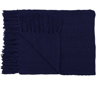 Cotton Hand Woven Soft Cozy Warm Lightweight Batik Throw Blanket for Couch | Sofa | Bed | 50’’x60’’ Inches (Set of 2)
