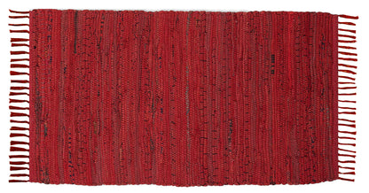100% Cotton Rag Rug 24x36 - Multicolor Chindi Rug - Hand Woven & Reversible for Living Room Kitchen Entryway Rug