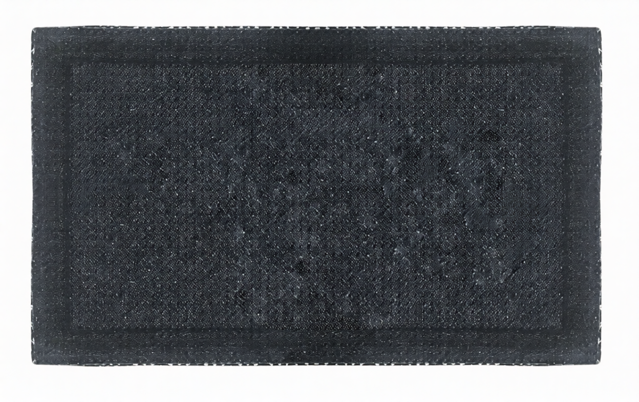 Hand Woven Kitchen Bath Mats [2 PCS] Cushioned Cotton Anti-Fatigue Rug, Waterproof Non-Slip Kitchen Mats and Rugs - Office, Sink, Laundry
