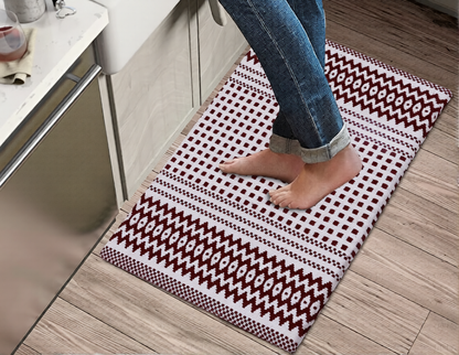 Kitchen Mat Cushioned Anti-Fatigue Kitchen Rug, Waterproof Non-Slip Kitchen Mats and Rugs Heavy Duty Comfort Foam Rug for Kitchen, Floor Home, Office, Sink, Laundry