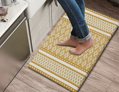 Kitchen Mat Cushioned Anti-Fatigue Kitchen Rug, Waterproof Non-Slip Kitchen Mats and Rugs Heavy Duty Comfort Foam Rug for Kitchen, Floor Home, Office, Sink, Laundry