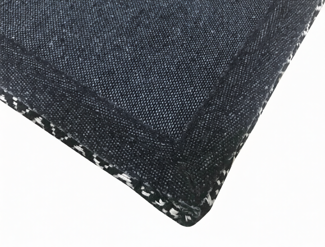 Hand Woven Kitchen Bath Mats [2 PCS] Cushioned Cotton Anti-Fatigue Rug, Waterproof Non-Slip Kitchen Mats and Rugs - Office, Sink, Laundry