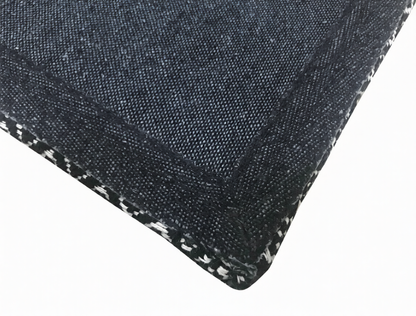 Hand Woven Kitchen Bath Mats [2 PCS] Cushioned Cotton Anti-Fatigue Rug, Waterproof Non-Slip Kitchen Mats and Rugs - Office, Sink, Laundry