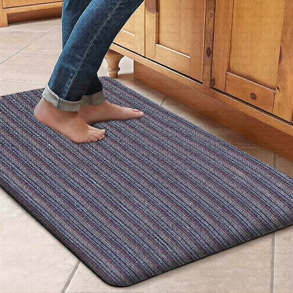 Kitchen Mat Cushioned Anti-Fatigue Kitchen Rug, Waterproof Non-Slip Kitchen Mats and Rugs Heavy Duty Comfort Foam Rug for Kitchen, Floor Home, Office, Sink, Laundry