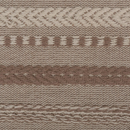 Farmhouse Braided Table Runner, 15x72 Cotton Hand Woven
