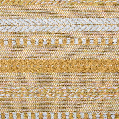 Farmhouse Braided Table Runner, 15x72 Cotton Hand Woven